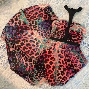 Bebe Gorgeous Animal Print Dress